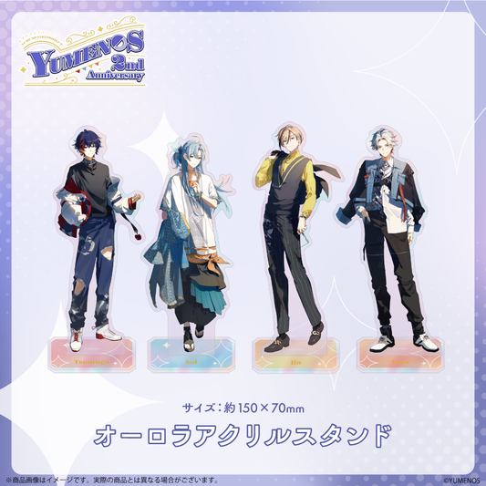 【YUMENOS 2nd Anniversary 2026】オーロラアクリルスタンド