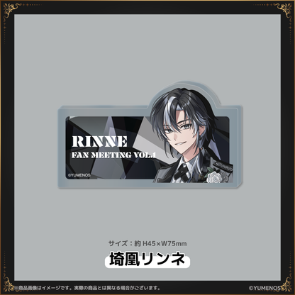 【YUMENOS  FAN MEETING vol.1】ランダムアクリルネームバッジ 2個セット（事後EC販売）