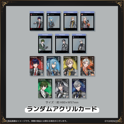 【YUMENOS FAN MEETING vol.1】ランダムアクリルカード（事後EC販売）
